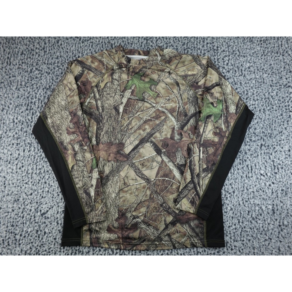 Silvertec Mens M TrueTimber HTC Camo Performance Long Sleeve Shirt Black Panels‎